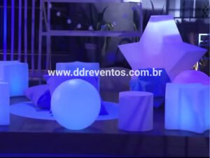 Puff de led Estrela