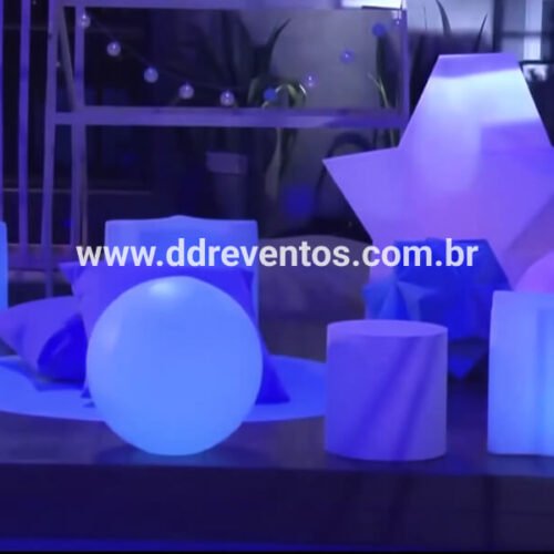 Puff de led Estrela