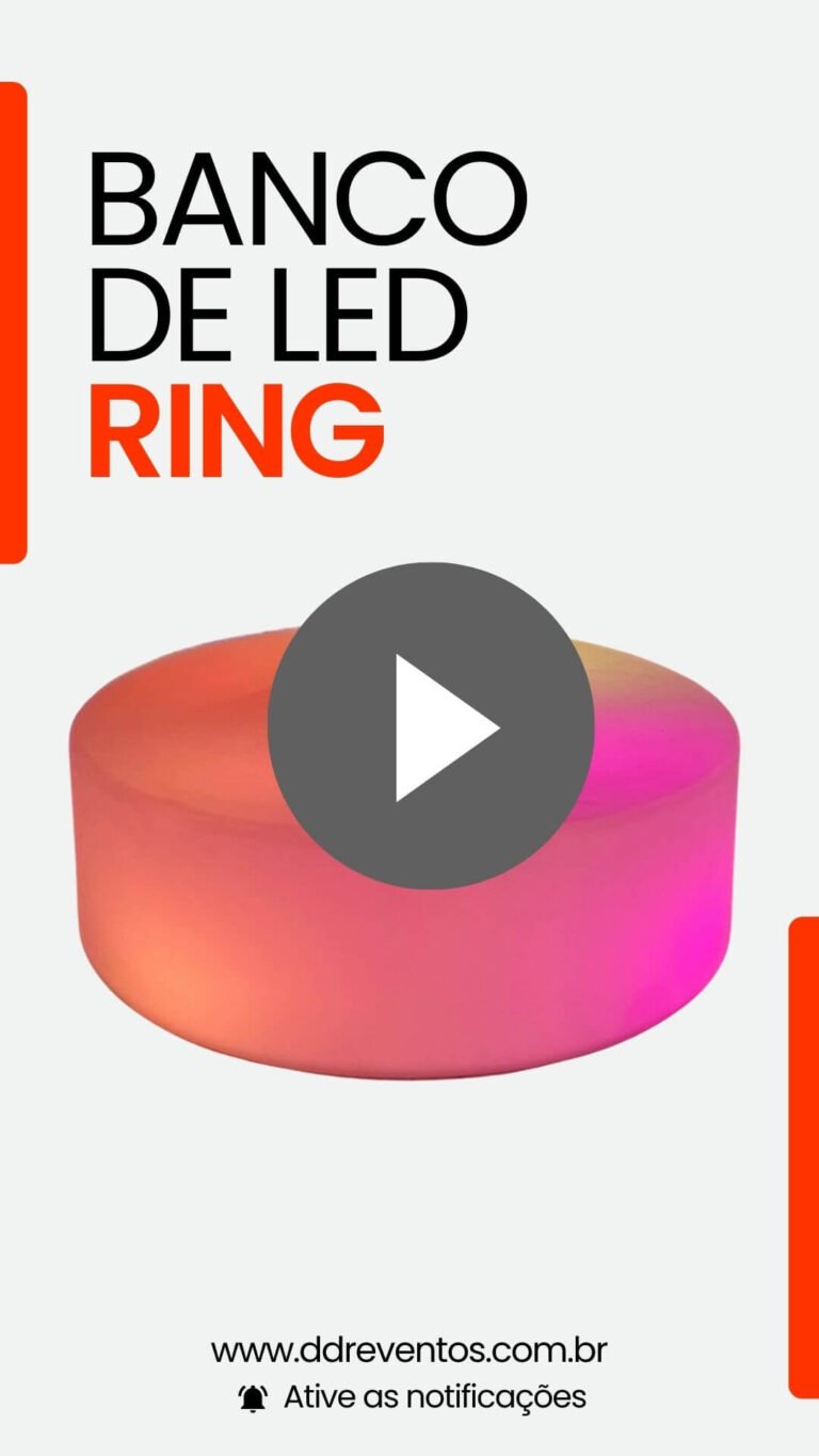video banco ring de led