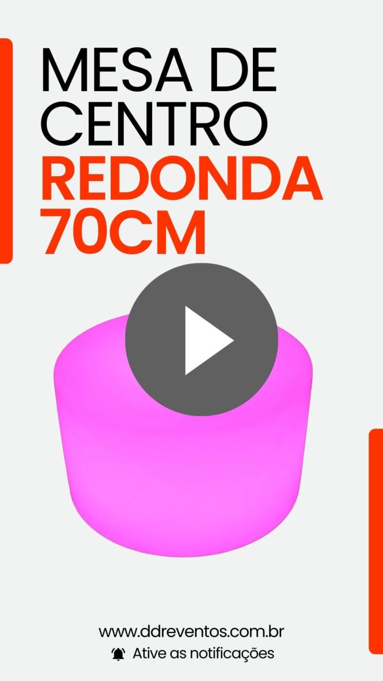 Capa do vídeo da mesa de centro circular iluminada