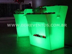 Balcão de led Reto