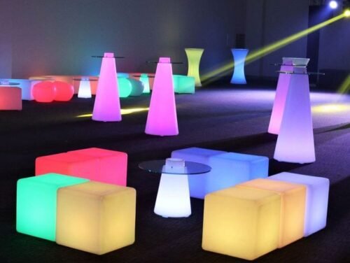 Puff de led Slider