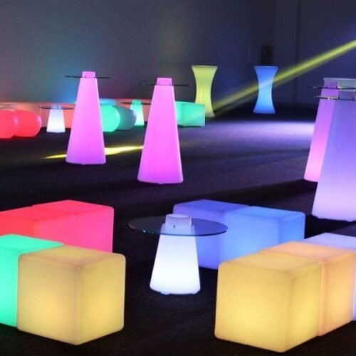 Puff de led Slider