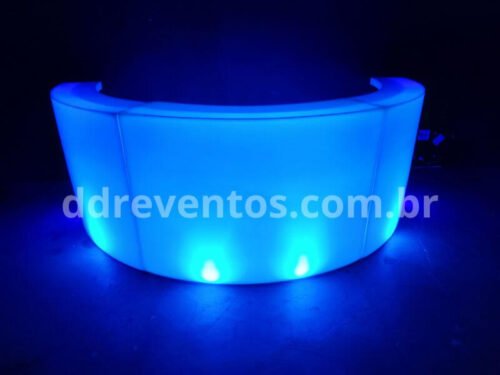 Balcão de led Curvo