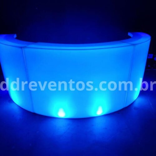 Balcão de led Curvo
