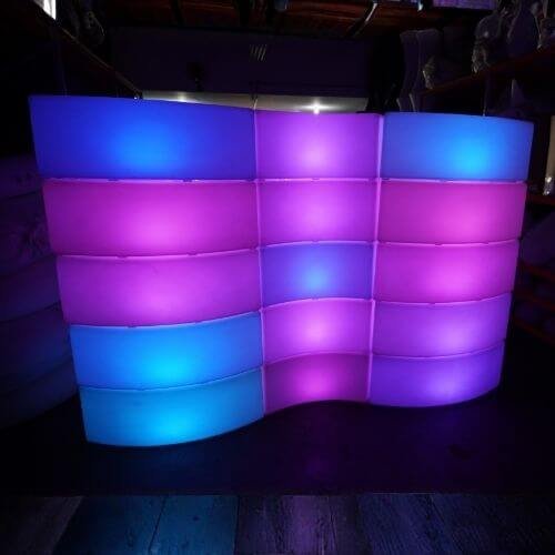 Backdrop de led Onda 3x2
