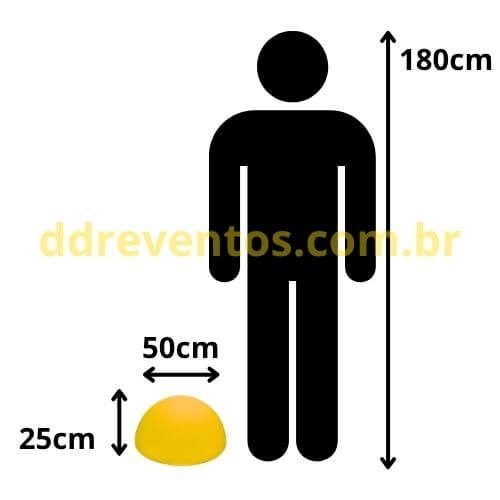 Meia esfera de 50cm Comparativo